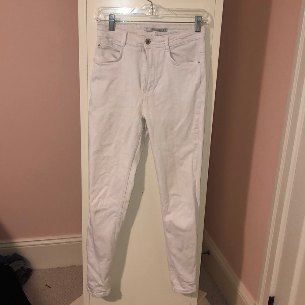 Zara White Jeans